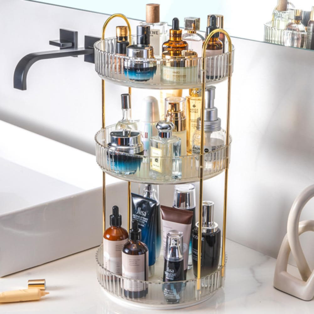 3 Layers Light Luxury Makeup Organizer